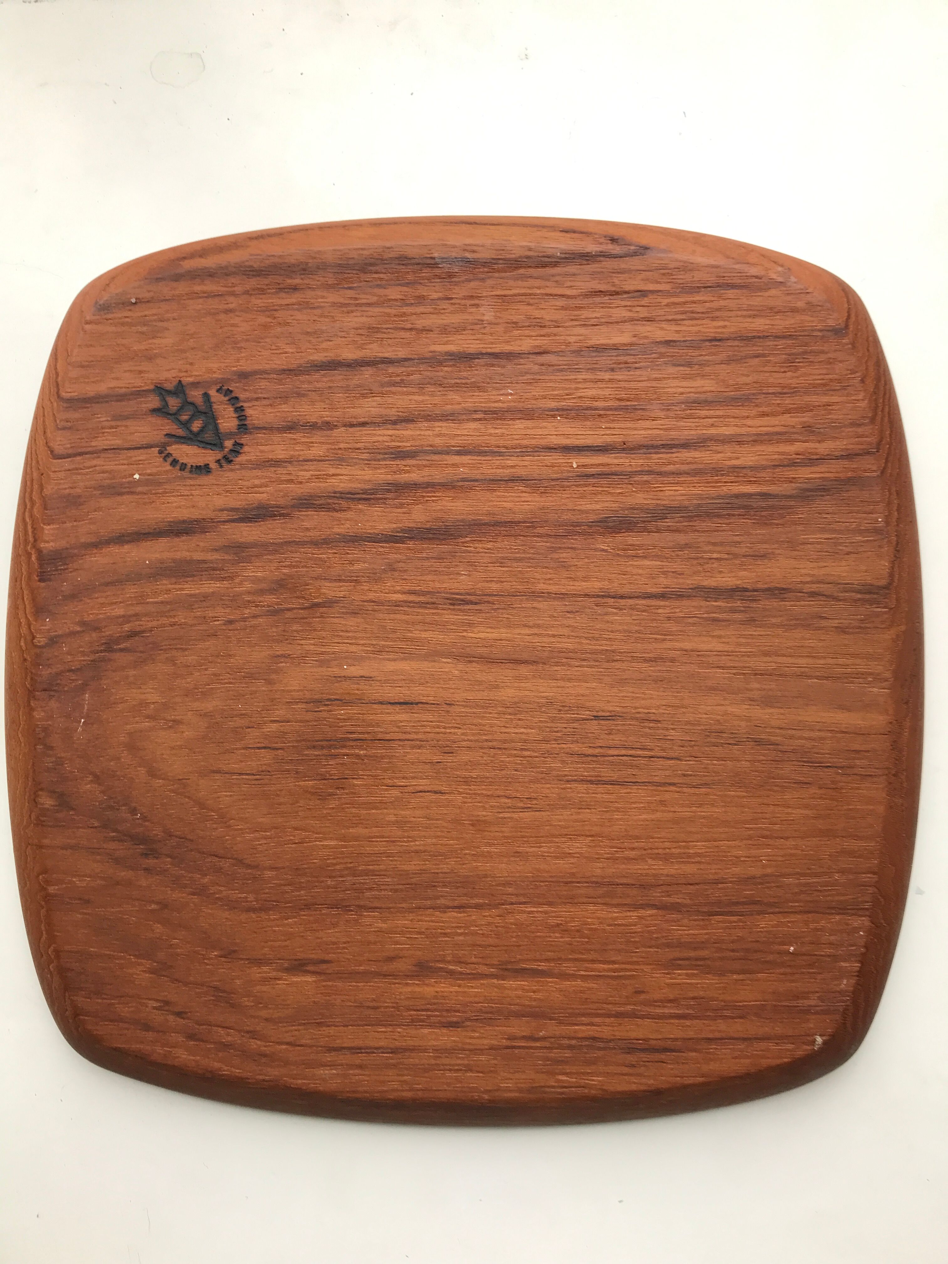 Norwegian design teak tray