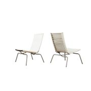 Set of 2 Crossed Legged lounge chairs by Fabiaan van Severen.