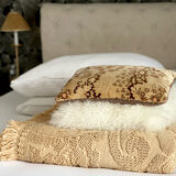 Vintage bed throw
