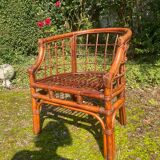Rattan armchair from the 50s-60s