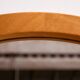 Beech framed mirror by Aksel Kjersgaard