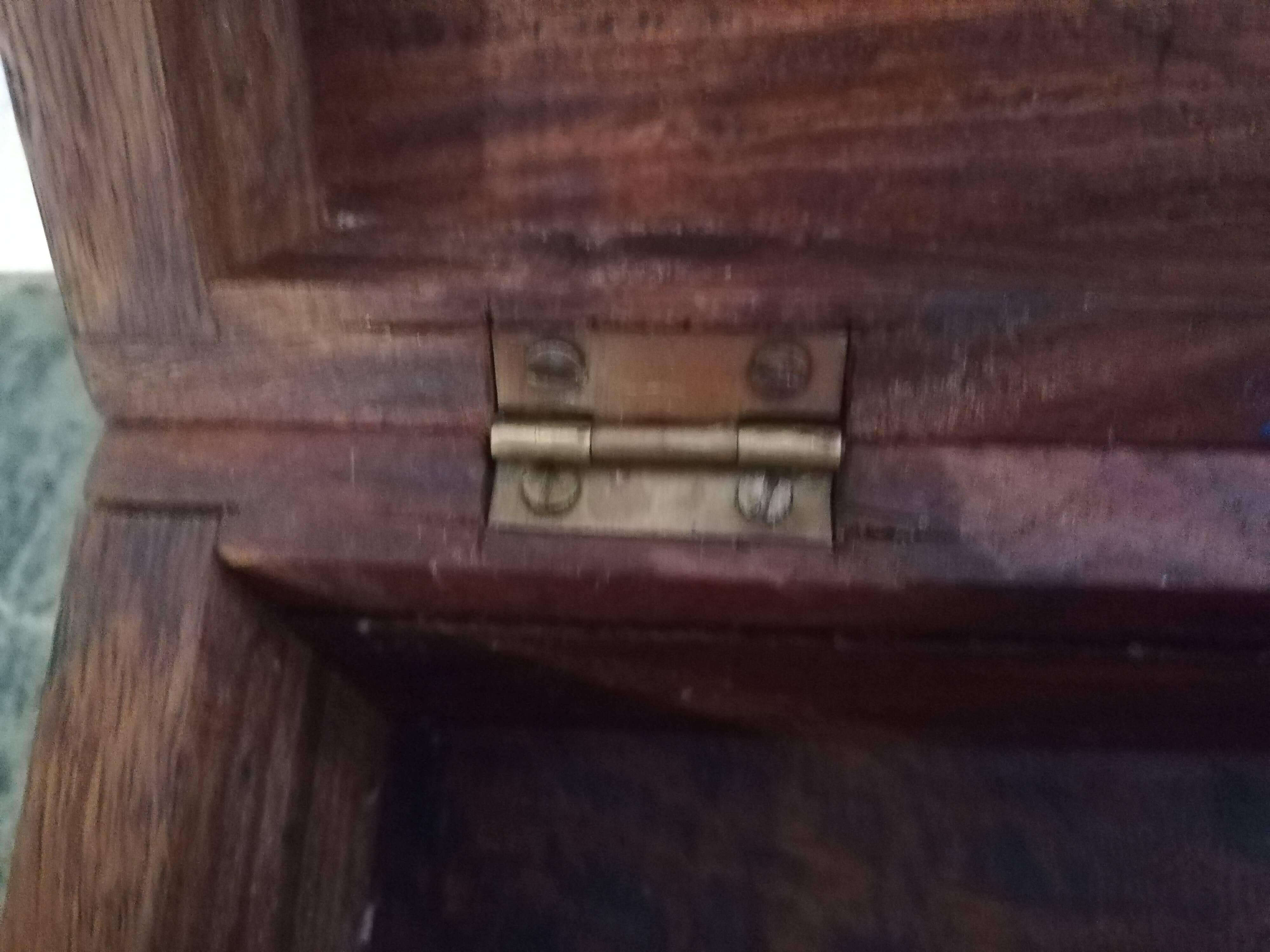 Mahogany travel writing case