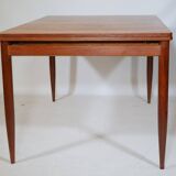 Scandi Dining Table Extendable Teak XL, 1960s