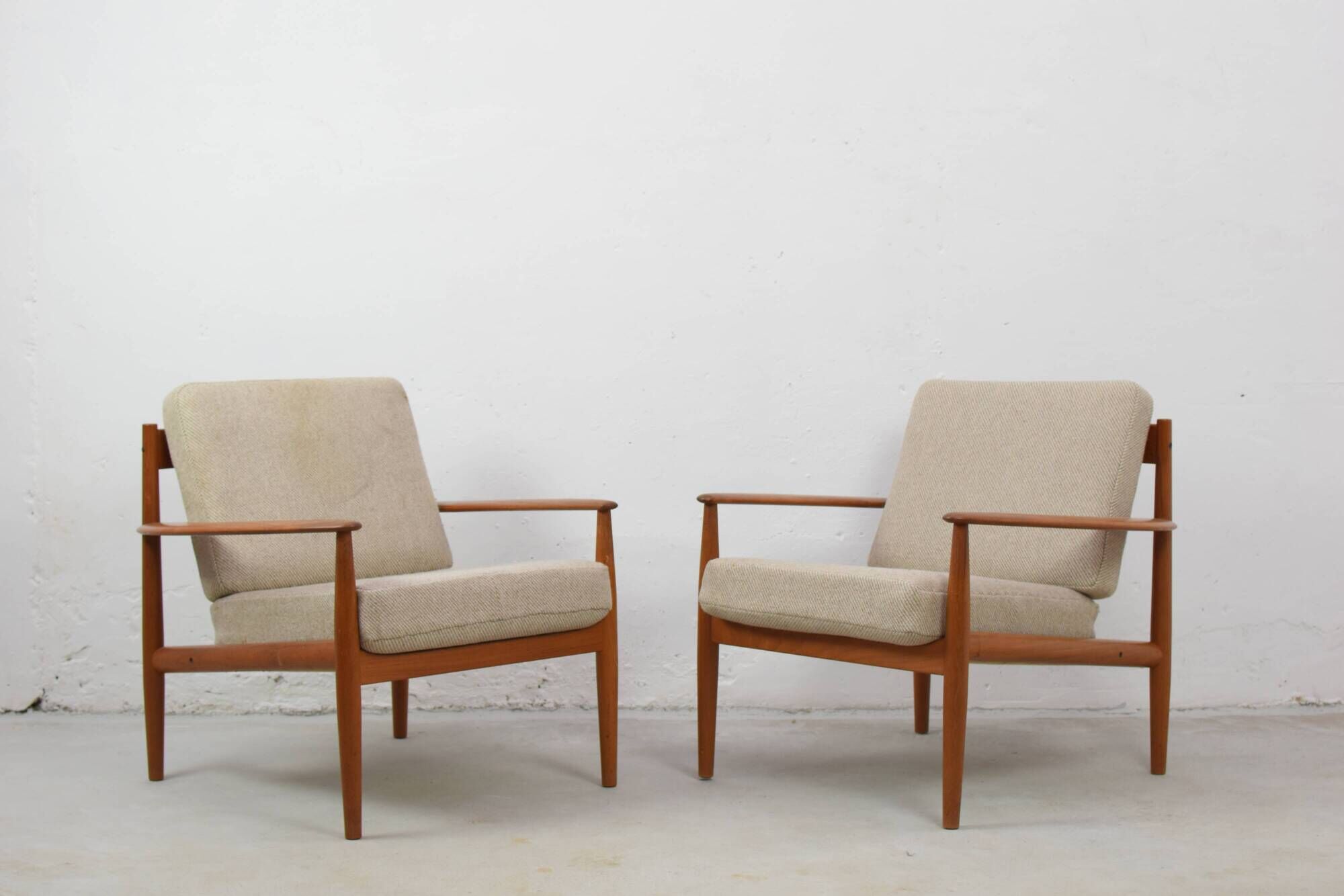 Model 118 armchairs by Grete Jalk for France & Søn, Denmark 1960’s.