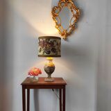 Lampe italienne en porcelaine Capodimonte