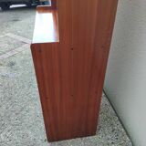 Vintage Scandinavian-style teak bookcase