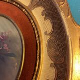 Old painting, still life with wild flowers signed XX century