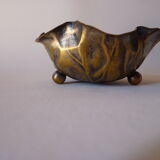Empty pocket metal golden leaf