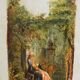 2 panneaux peinture romantique