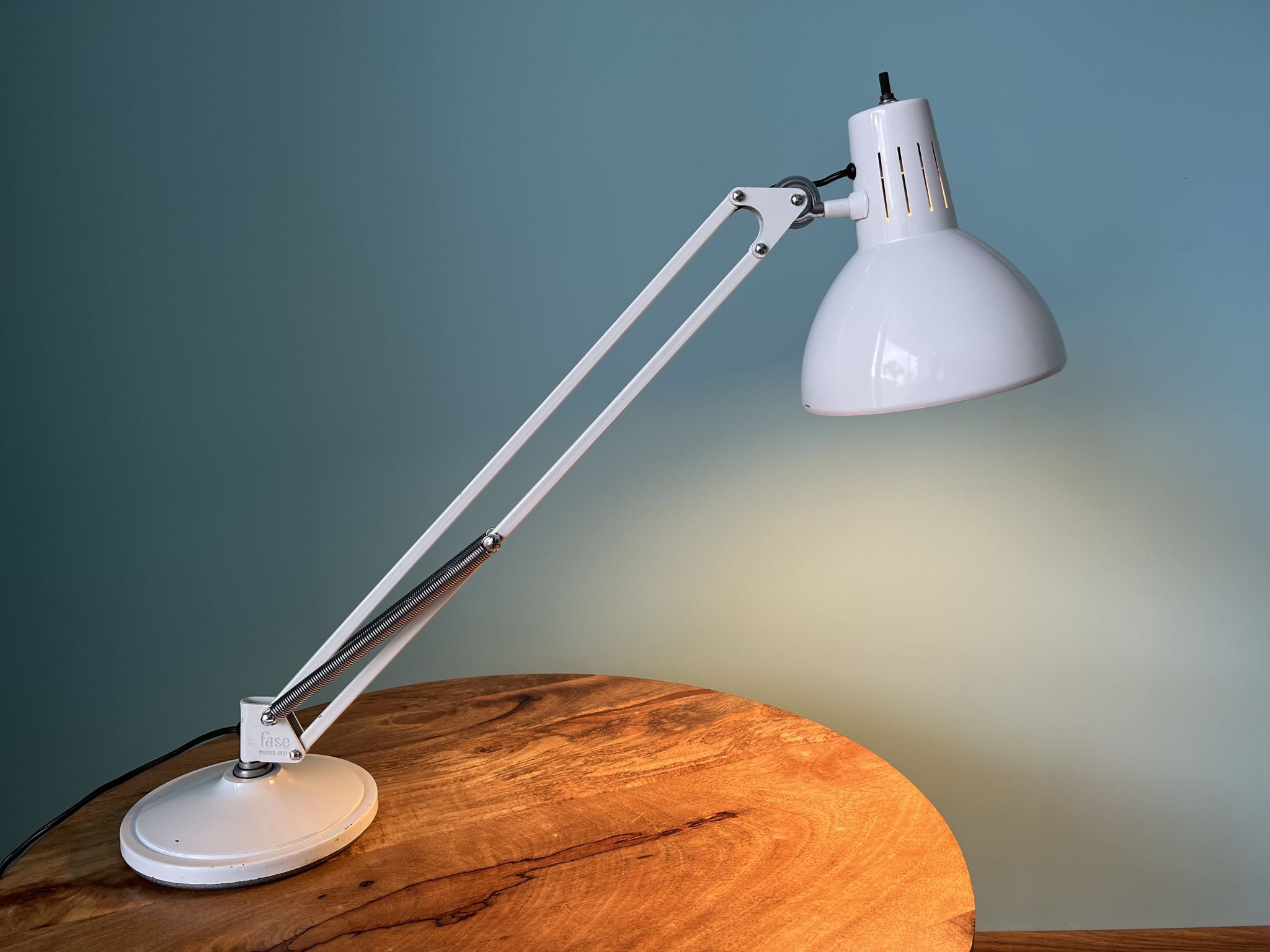 Vintage desk architect's lamp (FASE lamp), mid century flexo  from the 1970s