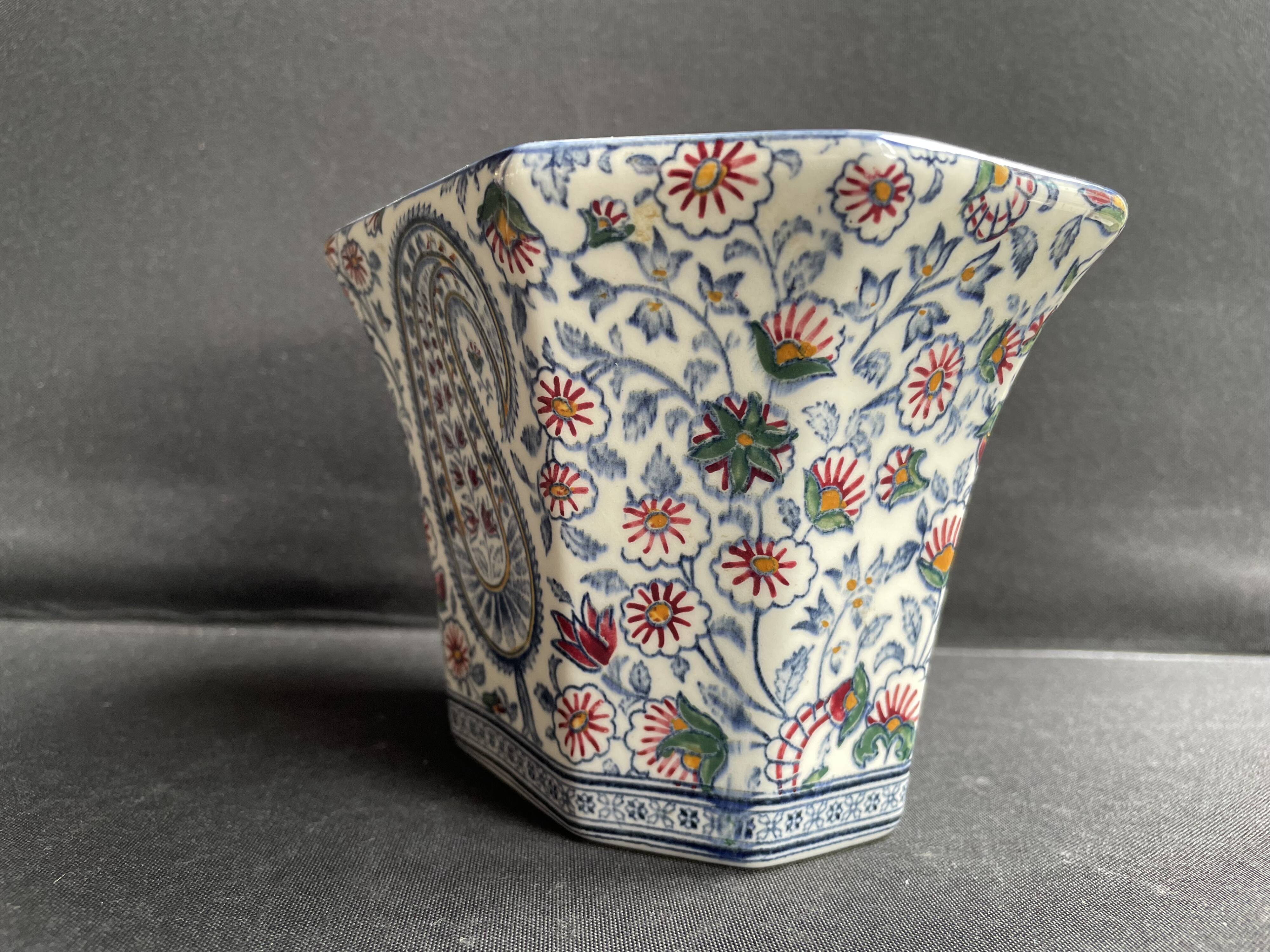 Gien earthenware flower picks