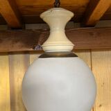 Opaline ball pendant from the 1950s