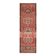 1970s Vintage Turkish Oushak Handmade Wool Cotton Red Runner Rug 101x305