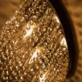 Minimalist glass fringe ceiling light