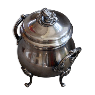 Christofle silver metal sugar box