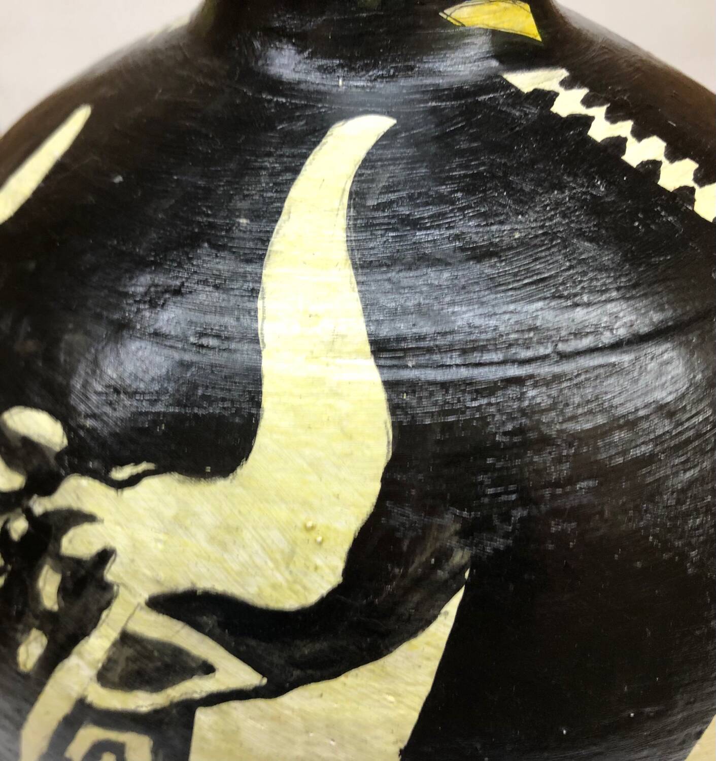 Picasso-inspired bull vase
