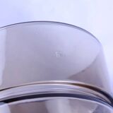 Vintage pitcher, smoked glass, grey/grey brown