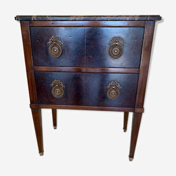 Louis XVI style two-drawer chest of drawers