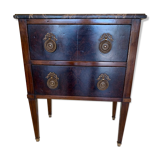 Louis XVI style two-drawer chest of drawers