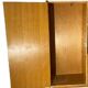 Vintage Scandinavian teak bookcase, vintage office cabinet secretary