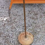 50s floor lamp in gilded brass