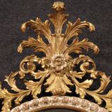 20th century Italian Louis XV style gilded mirror