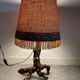 Lampe brutaliste pied de vigne