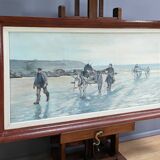 Large Painting “Les Goémoniers”, by A. Le Guen – 1969