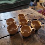 Glazed stoneware mug — Gras & Village, France, 1970s