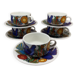 Set of 5 big coffe cups Villeroy & Boch Acapulco