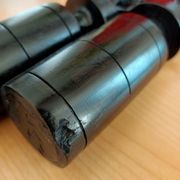 Vintage ebony candlesticks