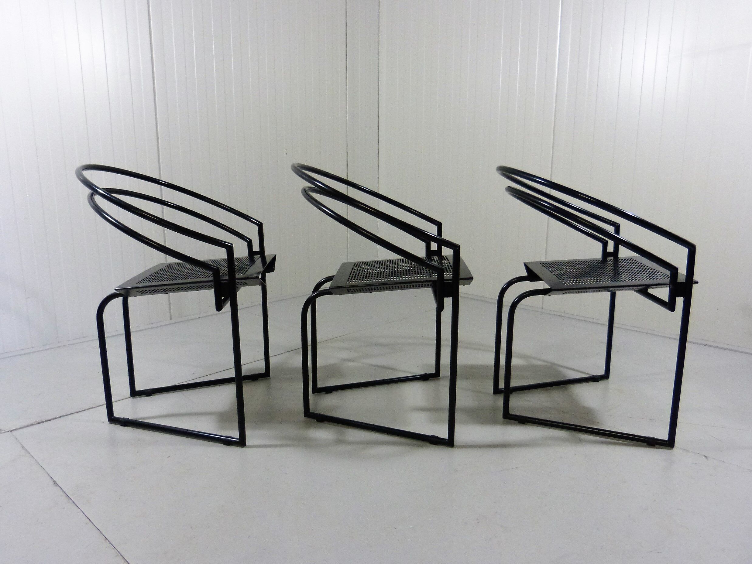 Set of 3 La Tonda chairs by Mario Botta for Alias, Italy 1987