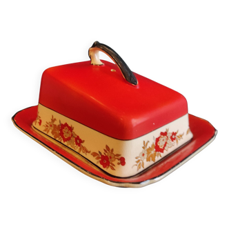 English vintage butter or cheese dish, Wedgwood, mod. Richelieu