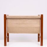 Scandinavian Teak Magazine Rack 1960s