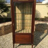 Mahogany Showcase - Bronze Golden Style Louis XVI