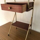 Teak bedside table