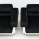 Pair of Mid-Century Modern Italian Velvet Armchairs, 1960s