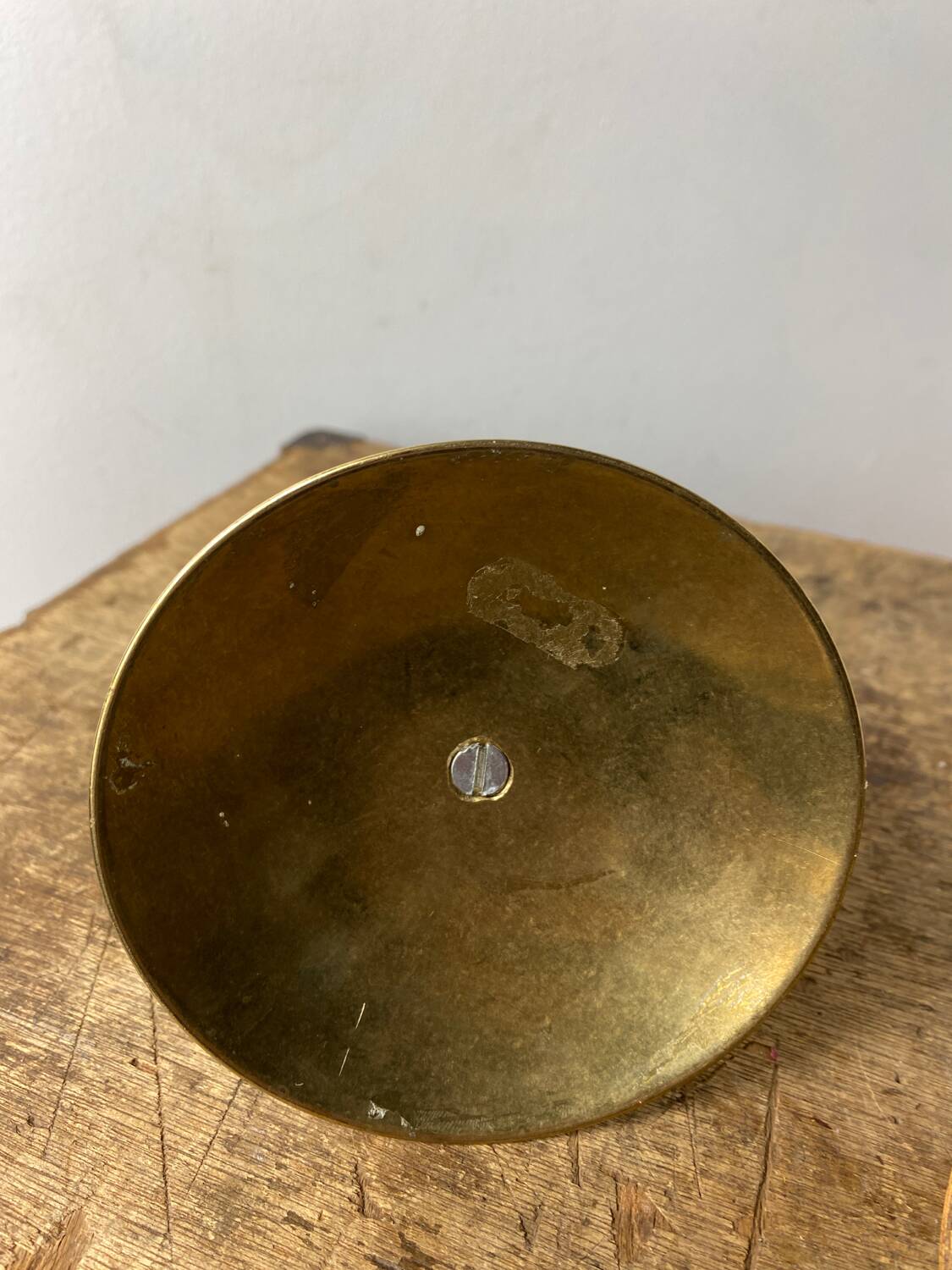 Cactus brass candle holder