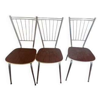 3 chaises, années 1970