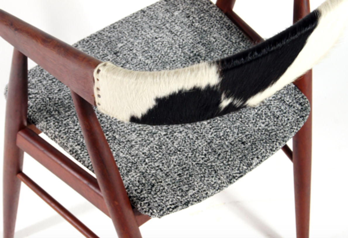 Scandinavian wooden armchair 1960