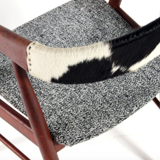 Fauteuil scandinave en bois 1960