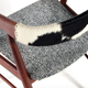 Fauteuil scandinave en bois 1960