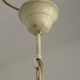 5 Light Vintage Italian Chandelier, Mathias Metal Bouquet, Pink Flowers