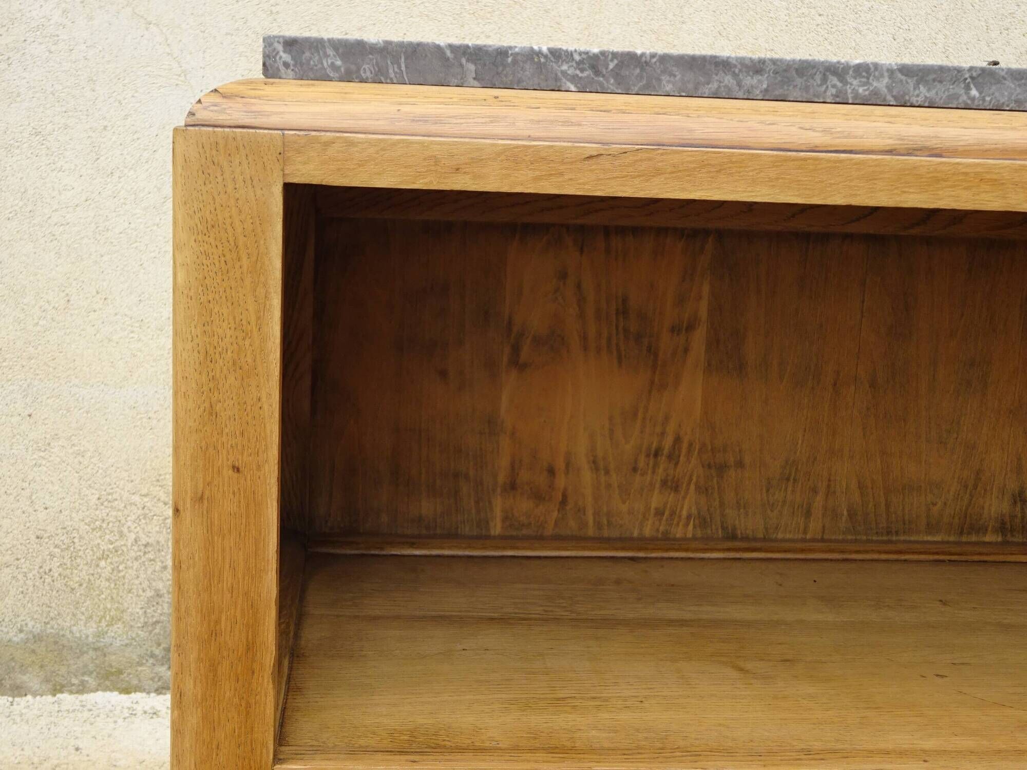 Small Art Deco piece of furniture, marble top.