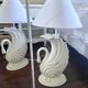 Lot de 2 lampes cygnes Bassano Italy