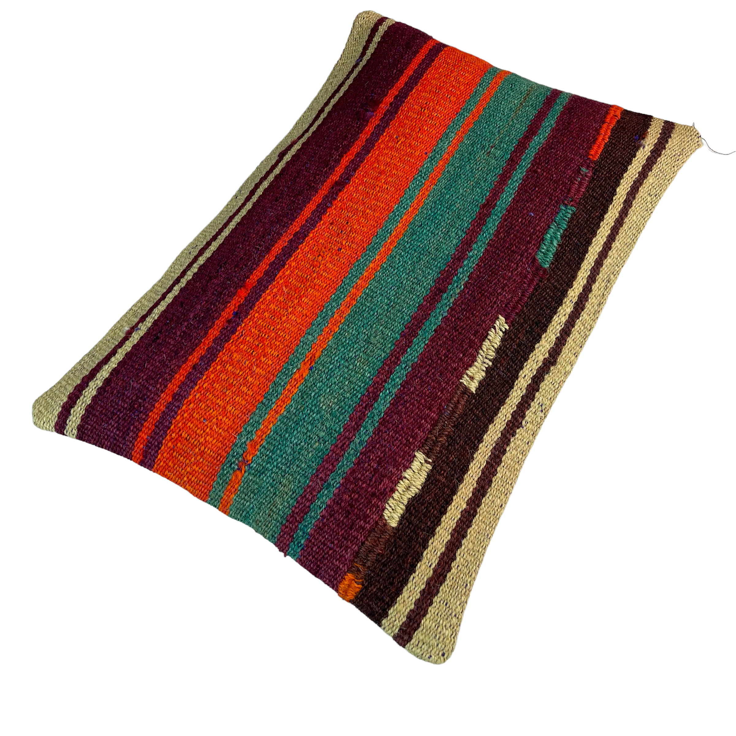 Vintage turkish handmade cushion cover , 30 x 50 cm