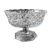 Chiseled crystal cup