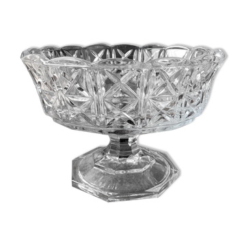 Coupe en cristal ciselé