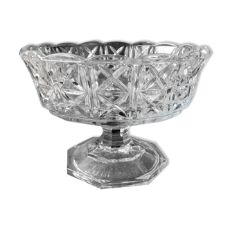 Chiseled crystal cup