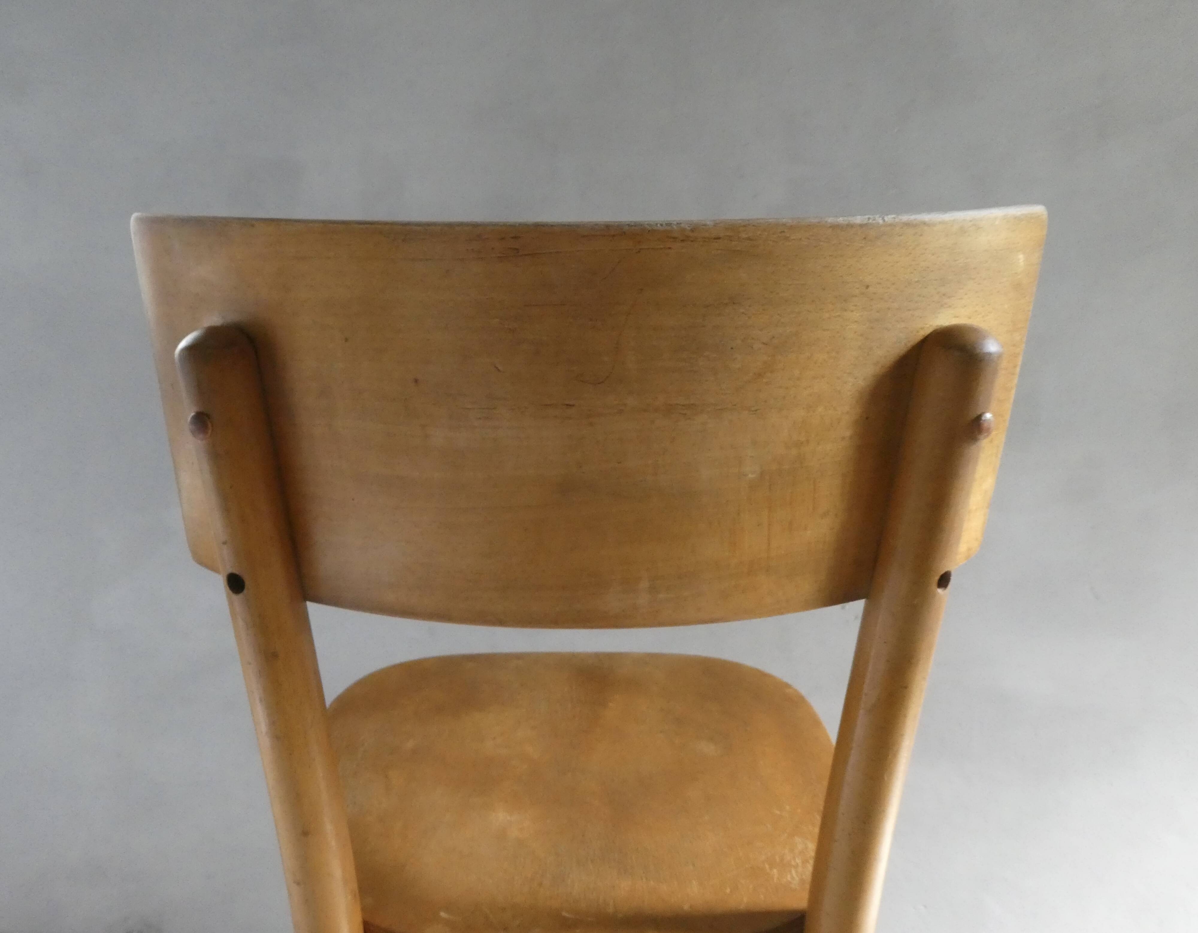 Baumann bistro chair, mid-20th century
